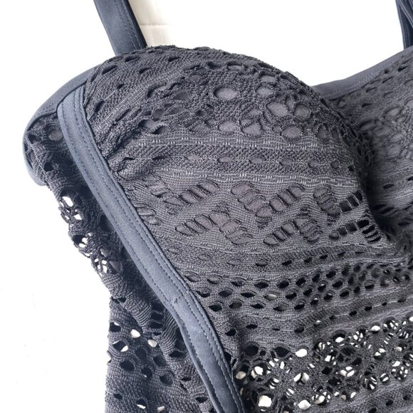 Lookbook Store Lace One Piece Swimsuit Size 12 - Picture 4 of 11